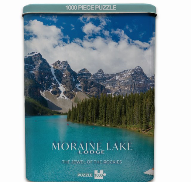 Moraine Lake custom collector tin puzzle